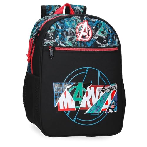 Marvel Joumma Shield Schulrucksack, anpassbar an Trolley, Schwarz, 27 x 33 x 11 cm, Polyester, 9,8 l, Schwarz, Schulrucksack, anpassbar an Trolley Marvel Joumma Shield Schulrucksack, anpassbar an Trolley, Schwarz, 27 x 33 x 11 cm, Polyester, 9,8 l, Schwarz, Schulrucksack, anpassbar an Trolley von Marvel