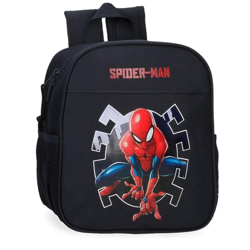 Marvel Joumma Spiderman Attack Kindergartenrucksack, Schwarz, 21 x 25 x 10 cm, Polyester, 5,25 l, Schwarz, Kindergarten-Rucksack Marvel Joumma Spiderman Attack Kindergartenrucksack, Schwarz, 21 x 25 x 10 cm, Polyester, 5,25 l, Schwarz, Kindergarten-Rucksack von Marvel