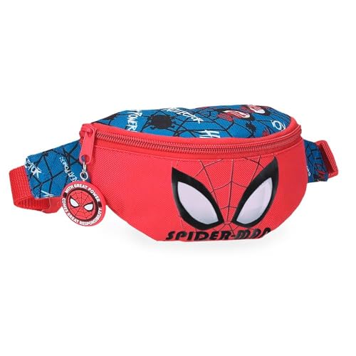 Marvel Joumma Spiderman Authentic Gürteltasche, Rot, 27 x 11 x 6,5 cm, Polyester, L, rot, Gürteltasche von Marvel