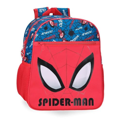 Marvel Joumma Spiderman Authentic Schulrucksack, anpassbar an Trolley, Rot, 27 x 33 x 11 cm, Polyester, 9,8 l, rot, Schulrucksack, anpassbar an Trolley Marvel Joumma Spiderman Authentic Schulrucksack, anpassbar an Trolley, Rot, 27 x 33 x 11 cm, Polyester, 9,8 l, rot, Schulrucksack, anpassbar an Trolley von Marvel