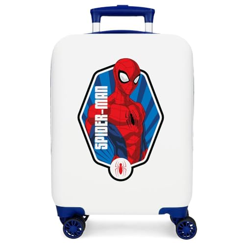 Joumma Marvel Spiderman Geo Kabinenkoffer, weiß, 33 x 50 x 20 cm, starr, 2 kg, 2 kg, 33 l, Handgepäck, weiß, Talla única, Kabinenkoffer Joumma Marvel Spiderman Geo Kabinenkoffer, weiß, 33 x 50 x 20 cm, starr, 2 kg, 2 kg, 33 l, Handgepäck, weiß, Talla única, Kabinenkoffer von Marvel