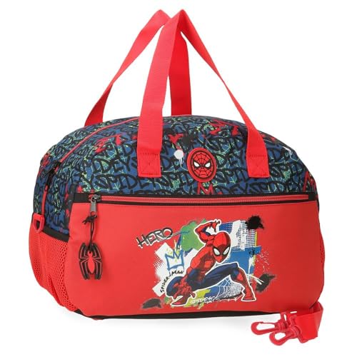 Joumma Marvel Spiderman Urban Reisetasche, Rot, 40 x 25 x 18 cm, Polyester, 18 l, rot, reisetasche von Marvel