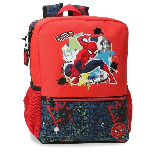 Joumma Marvel Spiderman Urban Schulrucksack, anpassbar an Trolley, Rot, 27 x 33 x 11 cm, Polyester, 13,68 l, rot, Schulrucksack, anpassbar an Trolley Joumma Marvel Spiderman Urban Schulrucksack, anpassbar an Trolley, Rot, 27 x 33 x 11 cm, Polyester, 13,68 l, rot, Schulrucksack, anpassbar an Trolley von Marvel