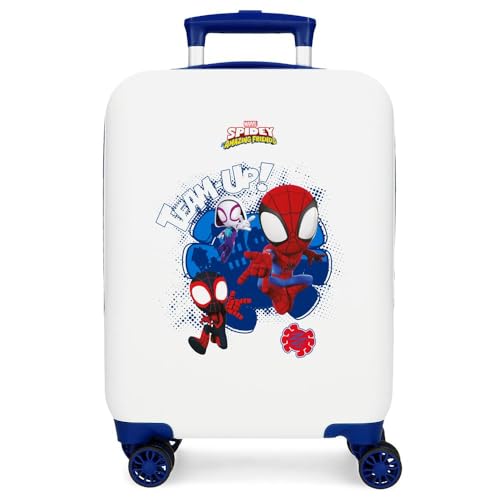 Joumma Marvel Team Spidey Kabinenkoffer, Weiß, 33 x 50 x 20 cm, starr, 2 kg, 2 kg, 33 l, Handgepäck, weiß, Talla única, Kabinenkoffer Joumma Marvel Team Spidey Kabinenkoffer, Weiß, 33 x 50 x 20 cm, starr, 2 kg, 2 kg, 33 l, Handgepäck, weiß, Talla única, Kabinenkoffer von Marvel