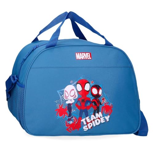 Marvel Joumma Team Spidey Reisetasche, Blau, 40 x 28 x 22 cm, Polyester, 24,64 l, blau, Talla única, Reisetasche Marvel Joumma Team Spidey Reisetasche, Blau, 40 x 28 x 22 cm, Polyester, 24,64 l, blau, Talla única, Reisetasche von Marvel