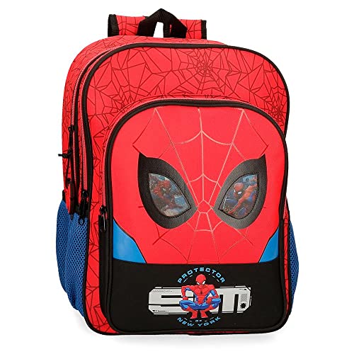 Marvel Spiderman Protector Schulrucksack Doppelfach Rot 30x40x13 cm Polyester 15,6L Marvel Spiderman Protector Schulrucksack Doppelfach Rot 30x40x13 cm Polyester 15,6L von Marvel