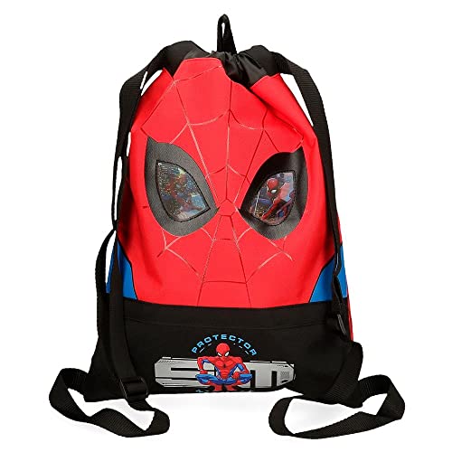 Marvel Spiderman Protector Rucksack Rot Tasche 30x40 cm Polyester 0,6L von Marvel