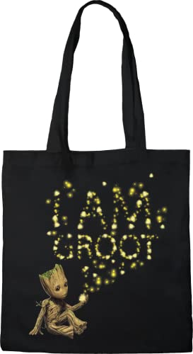 Marvel BWGUGAMBB001 BAG I AM GROOT, schwarz, 38 x 40 cm von Marvel