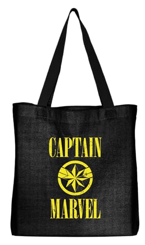Marvel Captain BWMAVLSBB012 Unisex Tote, Schwarz, Größe 38 cm x 42 cm, Schwarz, 38 X 42 CM, Utility Marvel Captain BWMAVLSBB012 Unisex Tote, Schwarz, Größe 38 cm x 42 cm, Schwarz, 38 X 42 CM, Utility von Marvel