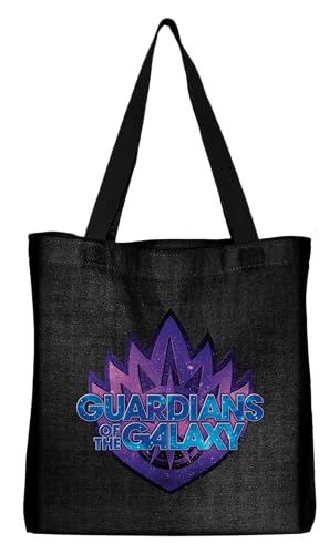 Marvel Guardian Galaxy Logo BWGUGAMBB010 Tote Bag Unisex, Weiß, Größe TU, weiß, 38 X 42 CM, Utility von Marvel