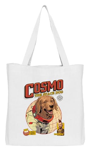 Marvel Guardians of the Galaxy - Cosmo Space Dog BWGUGAMBB009 Unisex Tote Bag, Weiß, Größe TU, weiß, 38 X 42 CM, Utility Marvel Guardians of the Galaxy - Cosmo Space Dog BWGUGAMBB009 Unisex Tote Bag, Weiß, Größe TU, weiß, 38 X 42 CM, Utility von Marvel