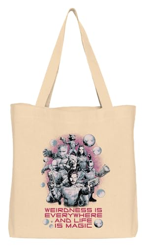 Marvel Guardians of the Galaxy – Wierdness And Magic BWGUGAMBB008 Unisex Tote Bag, Natural, Größe TU, natur, 38 X 42 CM, Utility Marvel Guardians of the Galaxy – Wierdness And Magic BWGUGAMBB008 Unisex Tote Bag, Natural, Größe TU, natur, 38 X 42 CM, Utility von Marvel