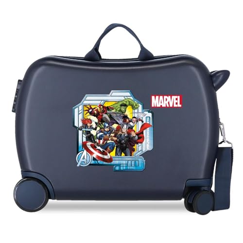 Marvel Joumma All Avengers Kinderkoffer, blau, 50 x 38 x 20 cm, starr, 1,8 kg, ABS, 1,8 kg, 38 l, Handgepäck, blau, Talla única, Kinderkoffer Marvel Joumma All Avengers Kinderkoffer, blau, 50 x 38 x 20 cm, starr, 1,8 kg, ABS, 1,8 kg, 38 l, Handgepäck, blau, Talla única, Kinderkoffer von Marvel