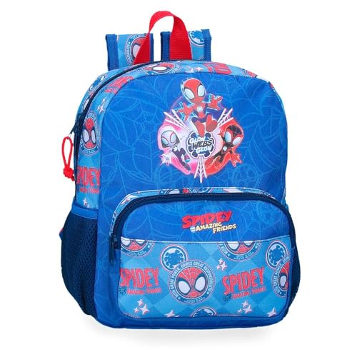 Marvel Disney Spidey Power of 3, Kinderrucksack, Schulrucksack, breite Träger, ergonomisch und gepolstert, Verschiedene Taschen von Joumma Bags., blau, Rucksack 28 Marvel Disney Spidey Power of 3, Kinderrucksack, Schulrucksack, breite Träger, ergonomisch und gepolstert, Verschiedene Taschen von Joumma Bags., blau, Rucksack 28 von Marvel