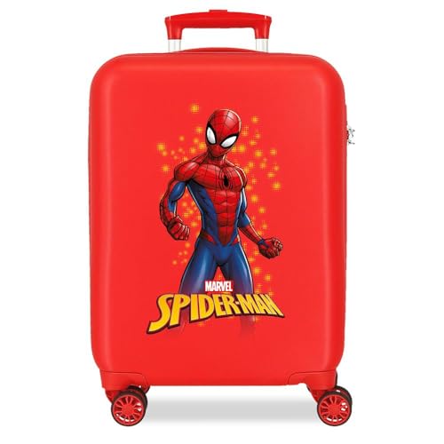 Marvel Joumma Spiderman Geo Kabinenkoffer, weiß, 33 x 50 x 20 cm, Hartschale, 2 kg, seitlicher Zahlenschloss, ABS, 2 kg, 33 l, Handgepäck, Weiß, Talla única, Kabinenkoffer, weiß, one Size, Marvel Joumma Spiderman Geo Kabinenkoffer, weiß, 33 x 50 x 20 cm, Hartschale, 2 kg, seitlicher Zahlenschloss, ABS, 2 kg, 33 l, Handgepäck, Weiß, Talla única, Kabinenkoffer, weiß, one Size, von Marvel