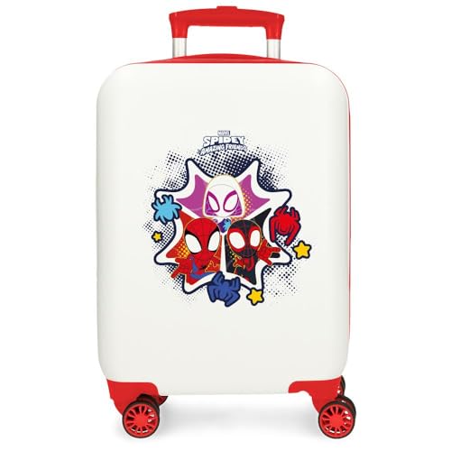 Marvel Joumma Team Spidey Kabinenkoffer, Weiß, 33 x 50 x 20 cm, starr, 2 kg, 2 kg, 33 l, Handgepäck, weiß, Talla única, Kabinenkoffer Marvel Joumma Team Spidey Kabinenkoffer, Weiß, 33 x 50 x 20 cm, starr, 2 kg, 2 kg, 33 l, Handgepäck, weiß, Talla única, Kabinenkoffer von Marvel