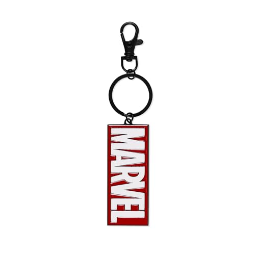 Marvel Schlüsselanhänger mit rotem Logo, Metall, GH00340RL, rot, Einheitsgröße, Modern Marvel Schlüsselanhänger mit rotem Logo, Metall, GH00340RL, rot, Einheitsgröße, Modern von Marvel