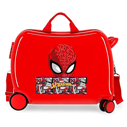 Marvel Spiderman Comic Kinderkoffer, Rot, 50 x 38 x 20 cm, starr, 0 seitlicher Zahlenkombinationsverschluss, 38 l, 3 kg, 4 Handgepäckstücke Marvel Spiderman Comic Kinderkoffer, Rot, 50 x 38 x 20 cm, starr, 0 seitlicher Zahlenkombinationsverschluss, 38 l, 3 kg, 4 Handgepäckstücke von Marvel