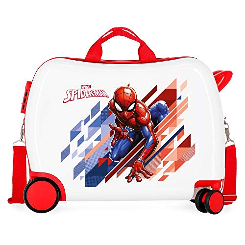 Marvel Spiderman Geo Kinder-Koffer Rot 50x38x20 cms Hartschalen ABS Kombinationsschloss 34L 2,1Kgs 4 Räder Handgepäck Marvel Spiderman Geo Kinder-Koffer Rot 50x38x20 cms Hartschalen ABS Kombinationsschloss 34L 2,1Kgs 4 Räder Handgepäck von Marvel