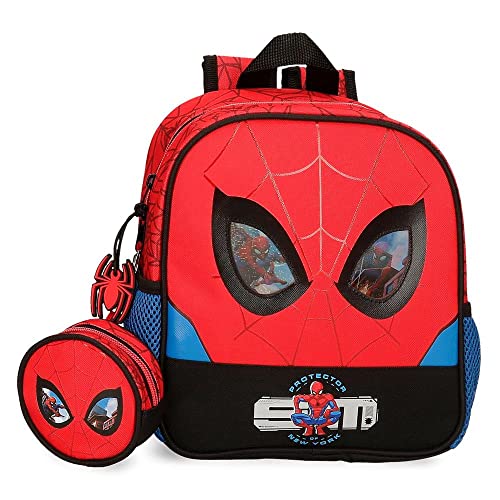 Marvel Spiderman Protector Anpassbarer Vorschulrucksack Rot 23x25x10 cm Polyester 5.75L Marvel Spiderman Protector Anpassbarer Vorschulrucksack Rot 23x25x10 cm Polyester 5.75L von Marvel