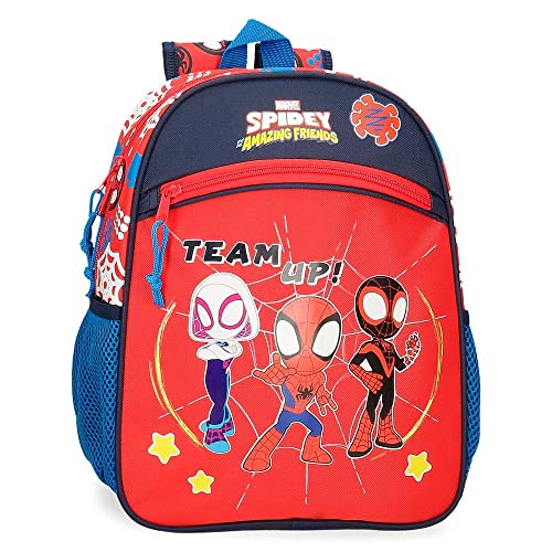 Marvel Spidey and Friends Roter Schulrucksack 27x33x11 cm Polyester 9,8L von Marvel