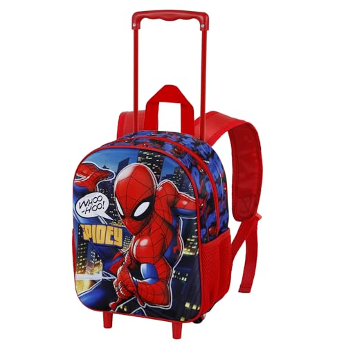 Spiderman Mighty-Kleiner 3D Rucksack mit Rädern, Rot, 26 x 34 cm, Kapazität 12,5 L Spiderman Mighty-Kleiner 3D Rucksack mit Rädern, Rot, 26 x 34 cm, Kapazität 12,5 L von Marvel