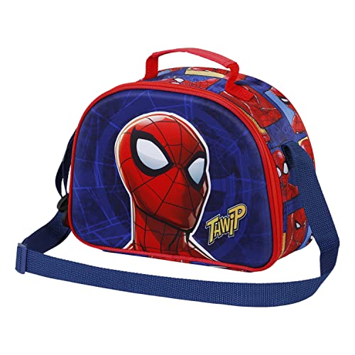 Spiderman Sides-3D Frühstückstasche, Blau Spiderman Sides-3D Frühstückstasche, Blau von KARACTERMANIA