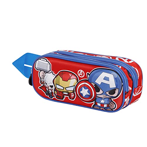 The Avengers Impact-3D Doppelfedermäppchen, Rot The Avengers Impact-3D Doppelfedermäppchen, Rot von Marvel