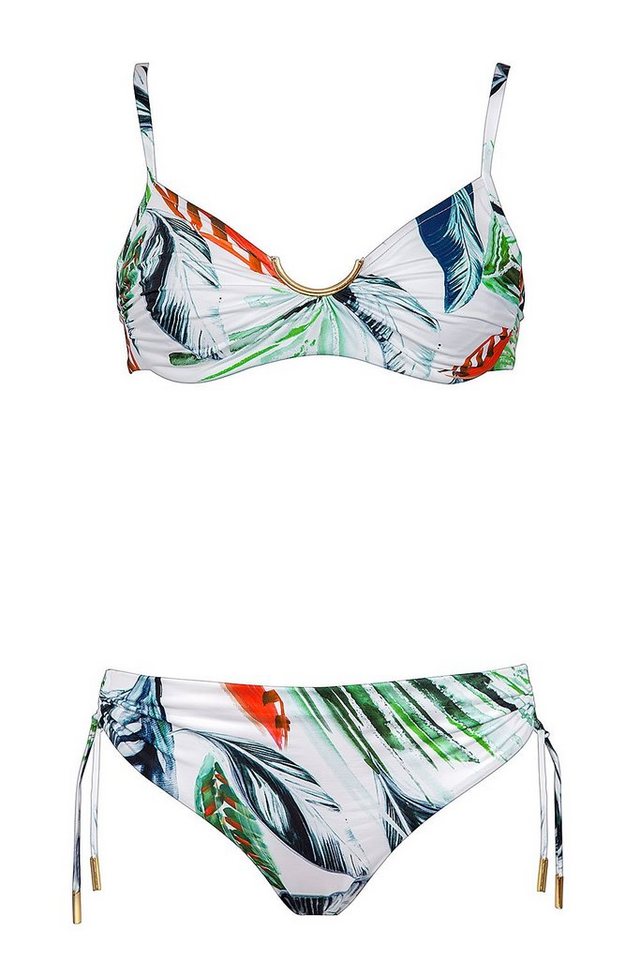 Maryan Mehlhorn Bügel-Bikini White Leaves mit verstecktem Bügel Maryan Mehlhorn Bügel-Bikini White Leaves mit verstecktem Bügel von Maryan Mehlhorn