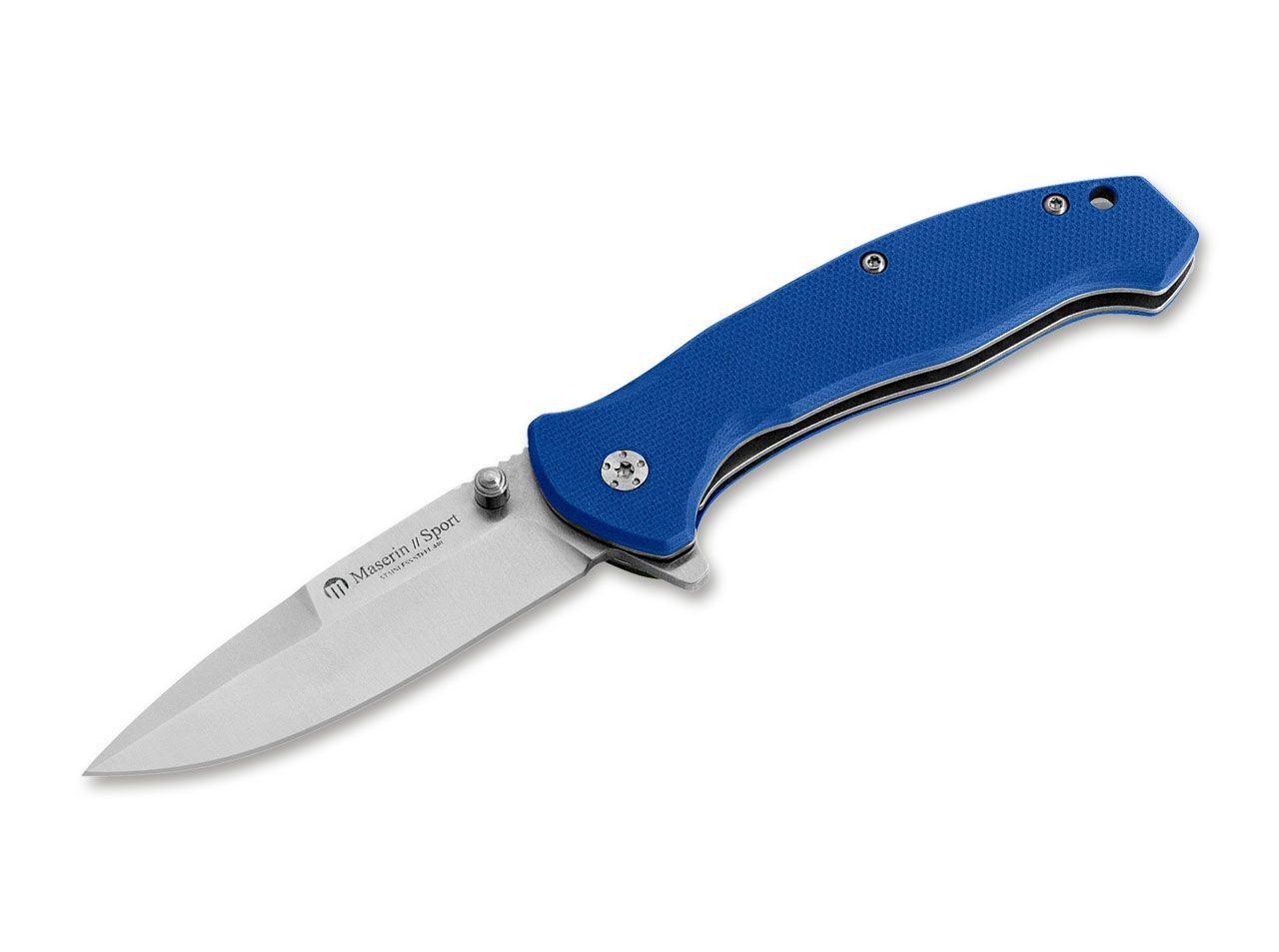 Maserin Taschenmesser Maserin Sport Knife Spearpoint G10 Blue von Maserin