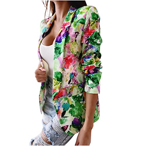 Blazer Für Damen Anzugjacke Fashion Batik Druck Anzug Mantel Business Bürojacke Knöpfen Vorne Offener Geschäft Büro Jacke Schlanke Passform Bürodame Sakko Damenjacke für Arbeit Büro Blazer Für Damen Anzugjacke Fashion Batik Druck Anzug Mantel Business Bürojacke Knöpfen Vorne Offener Geschäft Büro Jacke Schlanke Passform Bürodame Sakko Damenjacke für Arbeit Büro von Masrin