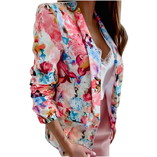 Blazer Für Damen Anzugjacke Fashion Batik Druck Anzug Mantel Business Bürojacke Knöpfen Vorne Offener Geschäft Büro Jacke Schlanke Passform Bürodame Sakko Damenjacke für Arbeit Büro Blazer Für Damen Anzugjacke Fashion Batik Druck Anzug Mantel Business Bürojacke Knöpfen Vorne Offener Geschäft Büro Jacke Schlanke Passform Bürodame Sakko Damenjacke für Arbeit Büro von Masrin