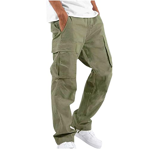 Herren Cargohose mit 6 Pocket Fashion Classic Twill Relaxed Fit Hose mit Kordelzug Elastic Loose Pencil Pants Lässige Jogginghose Fitness Laufhose Herren Cargohose mit 6 Pocket Fashion Classic Twill Relaxed Fit Hose mit Kordelzug Elastic Loose Pencil Pants Lässige Jogginghose Fitness Laufhose von Masrin