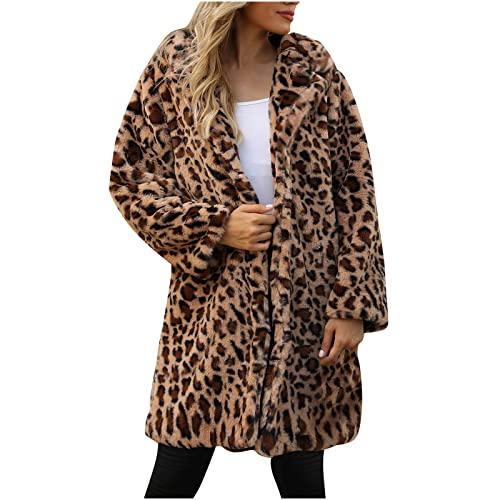 Kunstpelz Mantel Damen Mode Leopardendruck Plüsch Mantel Warme Winterjacke Umlegekragen Langarm Oberbekleidung Verdickende Verlängernde Cardigan Bluse Straßen Hipster Übergangsjacke Wintermantel Kunstpelz Mantel Damen Mode Leopardendruck Plüsch Mantel Warme Winterjacke Umlegekragen Langarm Oberbekleidung Verdickende Verlängernde Cardigan Bluse Straßen Hipster Übergangsjacke Wintermantel von Masrin