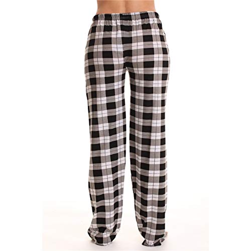 Masrin Jogginghose Damen Mode Sporthose mit Karomuster Lose Haushosen Hose mit weitem Bein und elastischer Taille Freizeithosen Trainingsanzug Trainingshosen Sweatpants Sportbekleidung Wanderhose Masrin Jogginghose Damen Mode Sporthose mit Karomuster Lose Haushosen Hose mit weitem Bein und elastischer Taille Freizeithosen Trainingsanzug Trainingshosen Sweatpants Sportbekleidung Wanderhose von Masrin