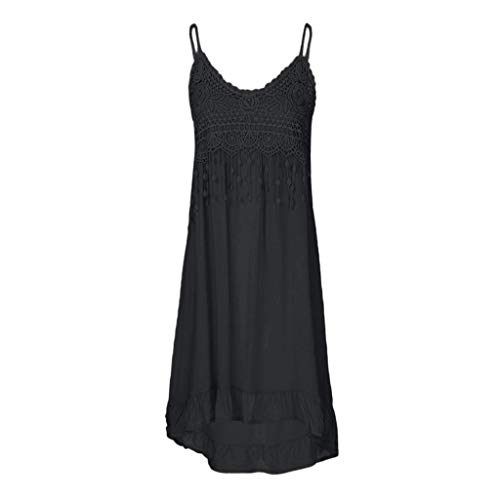 Masrin Sommerkleid Damen Sexy einfarbiges Trägerkleid Spitzennähten Midikleid Ärmelloses Spaghettiträger Sonnenkleid Plus Size Faltenkleid Trompetenkleid Freizeitkleid Urlaub Strandkleid S-5XL Masrin Sommerkleid Damen Sexy einfarbiges Trägerkleid Spitzennähten Midikleid Ärmelloses Spaghettiträger Sonnenkleid Plus Size Faltenkleid Trompetenkleid Freizeitkleid Urlaub Strandkleid S-5XL von Masrin