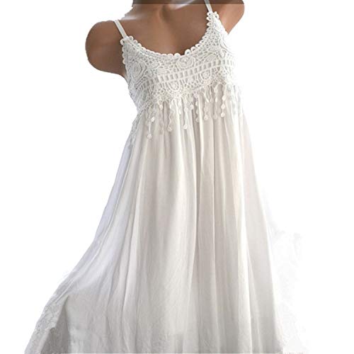 Masrin Sommerkleid Damen Sexy einfarbiges Trägerkleid Spitzennähten Midikleid Ärmelloses Spaghettiträger Sonnenkleid Plus Size Faltenkleid Trompetenkleid Freizeitkleid Urlaub Strandkleid S-5XL Masrin Sommerkleid Damen Sexy einfarbiges Trägerkleid Spitzennähten Midikleid Ärmelloses Spaghettiträger Sonnenkleid Plus Size Faltenkleid Trompetenkleid Freizeitkleid Urlaub Strandkleid S-5XL von Masrin