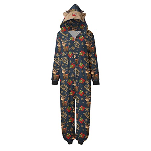 Masrin Weihnachts Pyjama Onesie für Familien Damen Herren Kinder Baby Jumpsuit Kuschelig Hoodie mit Reißverschluss Weihnachten Schlafanzug Einteiler Overall Christmas Couple Partner Hausanzug Set Masrin Weihnachts Pyjama Onesie für Familien Damen Herren Kinder Baby Jumpsuit Kuschelig Hoodie mit Reißverschluss Weihnachten Schlafanzug Einteiler Overall Christmas Couple Partner Hausanzug Set von Masrin