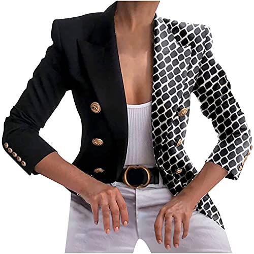 Petite Anzug Damen Blazer Fashion Leoparden Muster Anzugjacke Business Blazerjacke EIN-Knopf-Anzugjacke Vorne Offener Cardigan Gemütlich Büro Office Partykleidung Damenjacke für Arbeit Büro Petite Anzug Damen Blazer Fashion Leoparden Muster Anzugjacke Business Blazerjacke EIN-Knopf-Anzugjacke Vorne Offener Cardigan Gemütlich Büro Office Partykleidung Damenjacke für Arbeit Büro von Masrin