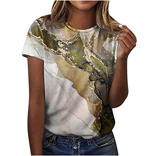Tshirt Damen Lässige Oberteile mit 3D Rosen Schmetterlings Druck Sommer Tops Kurzärmliges T Shirt mit O Ausschnitt floralen Motiven Hemden Basic Shirt Lockere All Match Bluse Geschenk für Frauen Tshirt Damen Lässige Oberteile mit 3D Rosen Schmetterlings Druck Sommer Tops Kurzärmliges T Shirt mit O Ausschnitt floralen Motiven Hemden Basic Shirt Lockere All Match Bluse Geschenk für Frauen von Masrin
