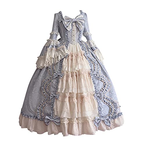 Viktorianisches Prinzessinnenkleid Damen Spitzennähten Französisches Lolita Hofkleid Vintage Renaissance Kuchenkleid Flare Ärmel Babydollkleid Bodenlänge Traditionelles Festival Performance Kostüm Viktorianisches Prinzessinnenkleid Damen Spitzennähten Französisches Lolita Hofkleid Vintage Renaissance Kuchenkleid Flare Ärmel Babydollkleid Bodenlänge Traditionelles Festival Performance Kostüm von Masrin
