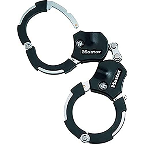 Master Lock zertifiziert und patentierte E Scooter Schloss, Handschellenschloss, Fahrradschloss, 36 cm, ideal für Scooter Roller, Fahrrad, Kinderwagen, Schwarz von Master Lock