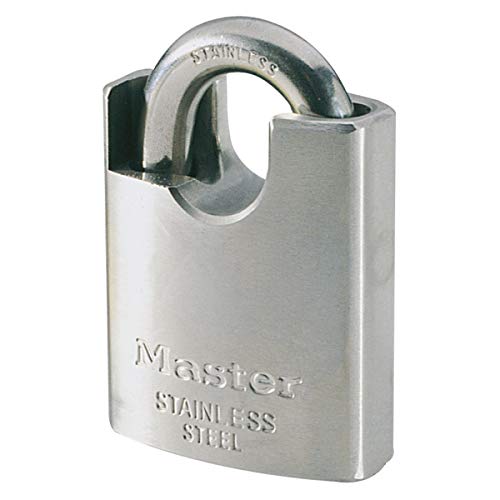 Master Lock 550EURD Marine Vorhängeschloss mit Schlüssel und Verdecktem Bügel, Grau, 9 x 5 x 2,3 cm Master Lock 550EURD Marine Vorhängeschloss mit Schlüssel und Verdecktem Bügel, Grau, 9 x 5 x 2,3 cm von Master Lock
