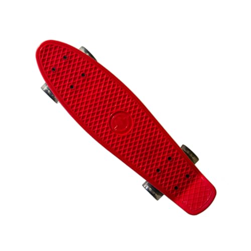 MASTER Kunststoff-Board mit Leuchtrollen Mini Cruiser, Rot, One Size MASTER Kunststoff-Board mit Leuchtrollen Mini Cruiser, Rot, One Size von MASTER