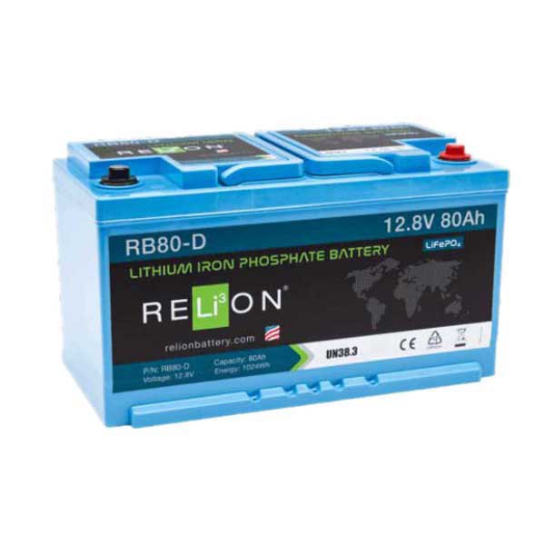 Relion 1024wh Din 4sc Lifepo4 Batterie 80ah 12v Durchsichtig 335x174x191 mm Relion 1024wh Din 4sc Lifepo4 Batterie 80ah 12v Durchsichtig 335x174x191 mm von Relion