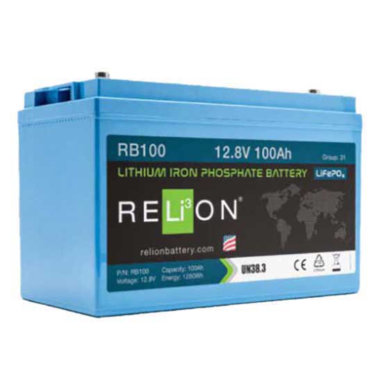 Relion 1280wh 4sc Lifepo4 Deep Cycle Batterie 100ah 12v Durchsichtig 329x172x214 mm Relion 1280wh 4sc Lifepo4 Deep Cycle Batterie 100ah 12v Durchsichtig 329x172x214 mm von Relion