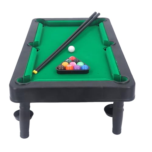 Masyrt Miniatur-Interaktiver Pool-Spieltisch für Kinder – Doppelspieler-Desktop-Billard-Set für Indoor-Spaß und Geschicklichkeitsentwicklung von Masyrt