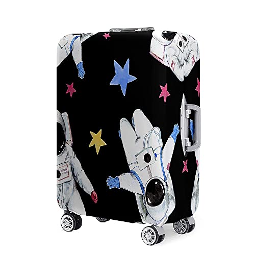 Mateju 18"-32" Kofferschutzhülle Universum der Sterne 3D Elastisch Kofferhülle Waschbar Koffer Schutzhülle aus Polyester Kofferschutz Koffer Hülle mit Reißverschluss S-XL (B,M) von Mateju