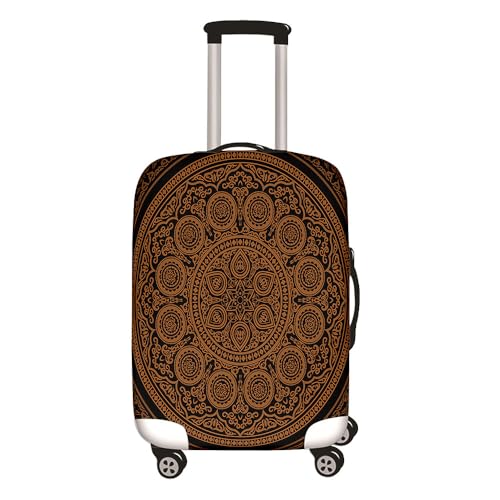 Mateju 3D Böhmen Kofferschutzhülle Elastisch Kofferhülle, Gepäck Cover 18-32 Zoll Reisekoffer Hülle Trolley Case Schutzhülle Waschbare Staubdichte Kofferbezug (Böhmen 1,L) von Mateju