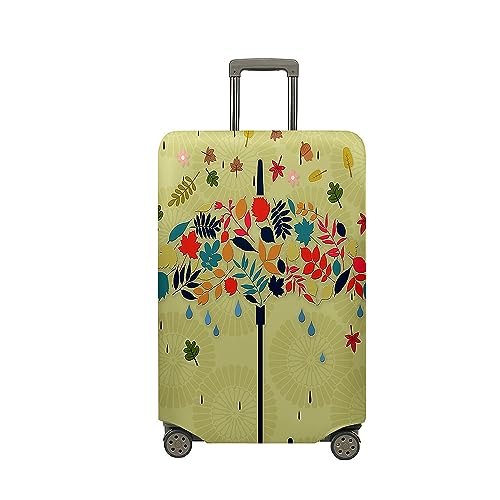 Mateju Kofferschutzhülle Elastisch Kofferhülle, 3D Bunte Regenschirme-Kollektion Cover Reisekoffer Hülle Trolley Case Schutzhülle Luggage Cover Kofferbezug 18-32 Zoll (Regenschirm 6,XL) von Mateju